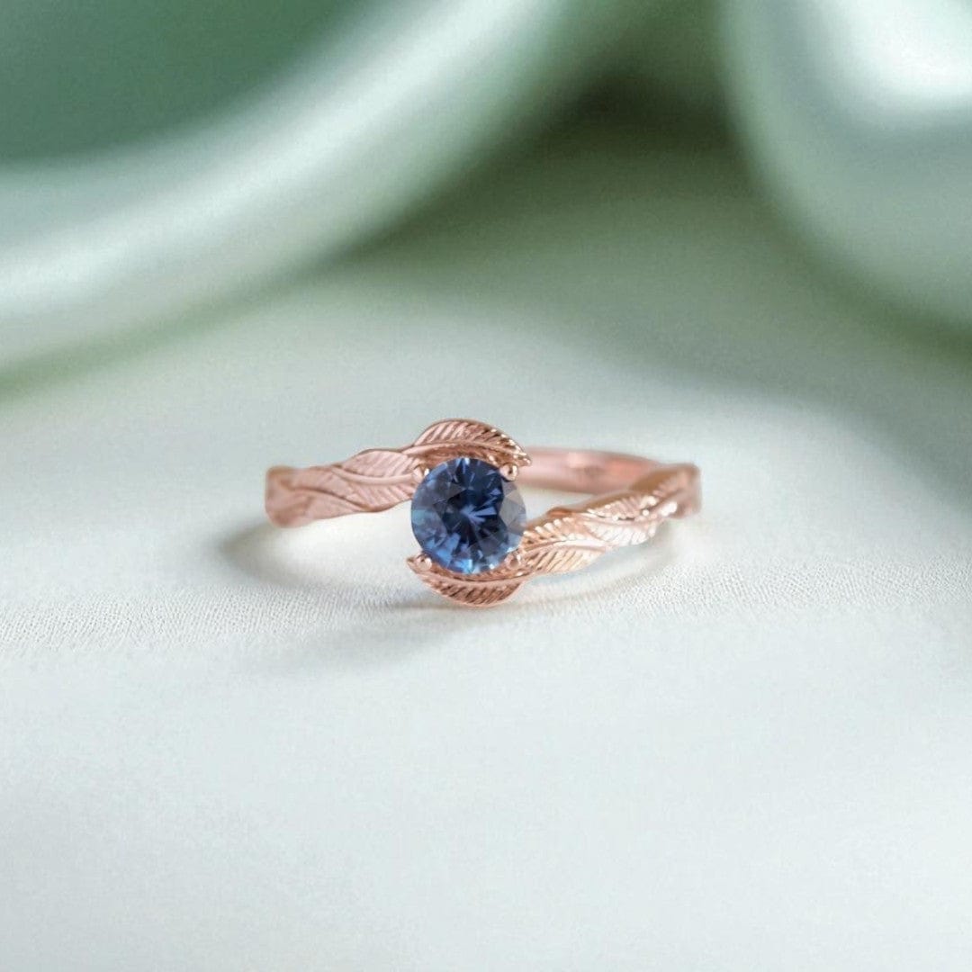 blue-sapphire-leaf-engagement-ring-rose-gold