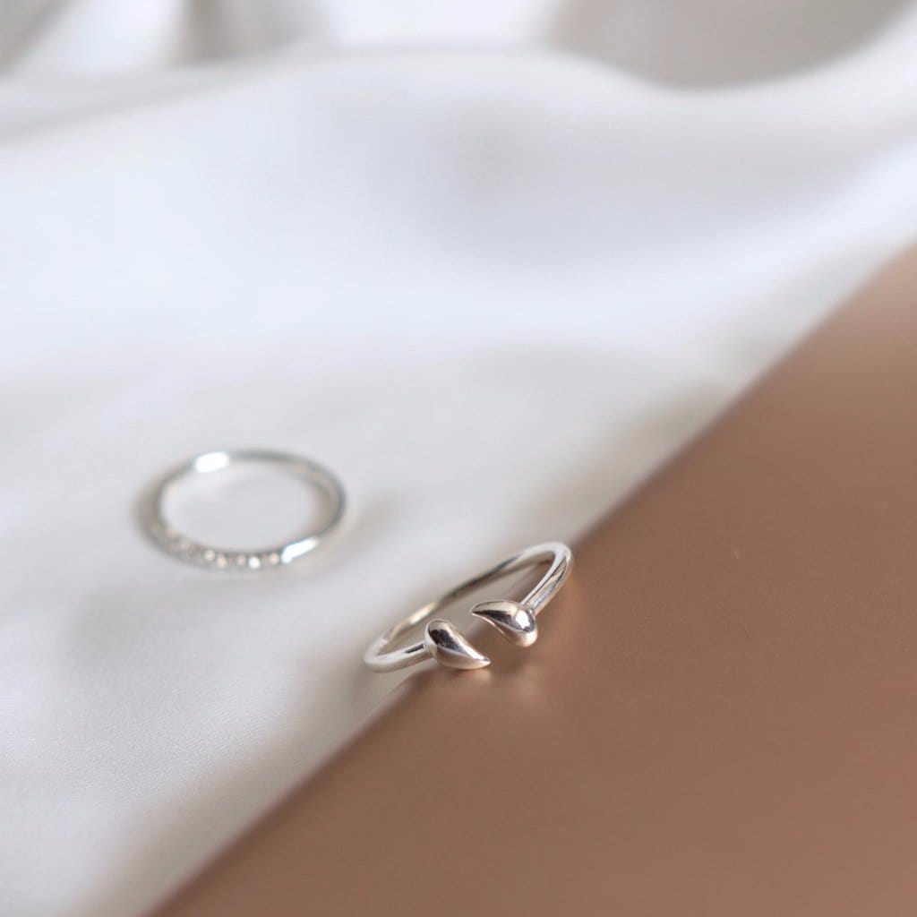 14k Gold Teardrop Ring - Vinny & Charles