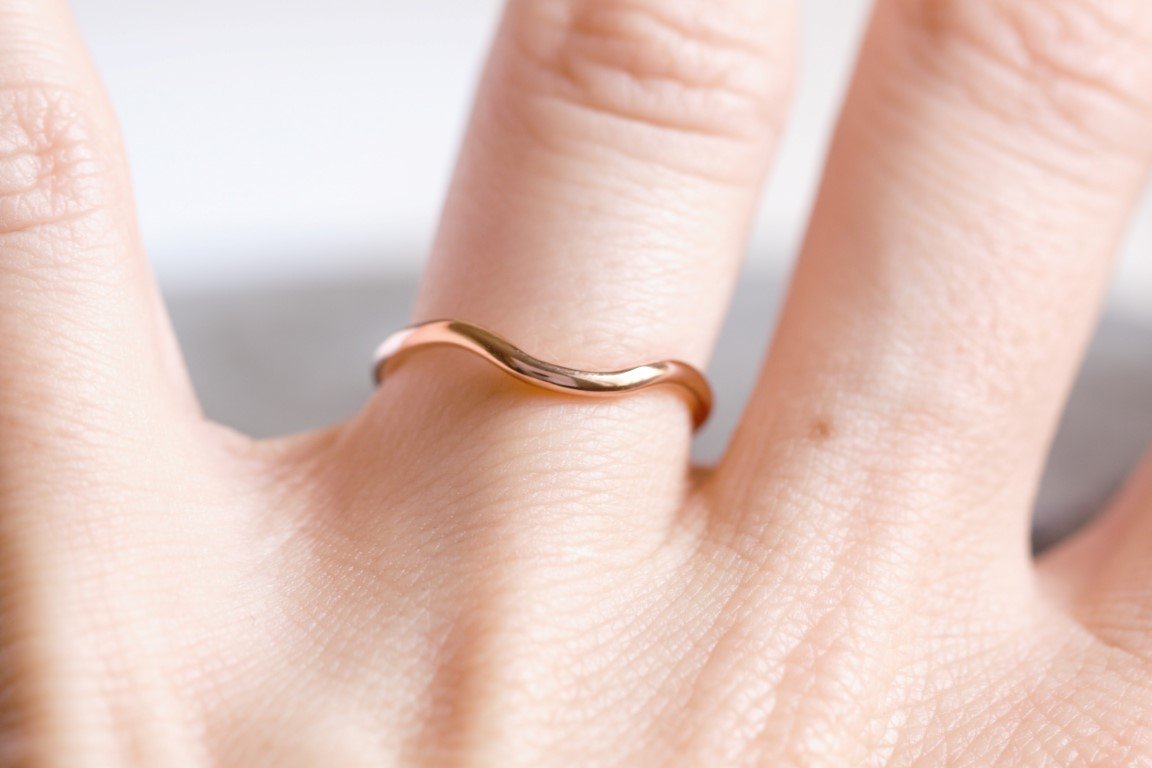 Curved Wedding Band - Vinny & Charles