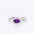 Amethyst Diamond Engagement Ring - Vinny & Charles