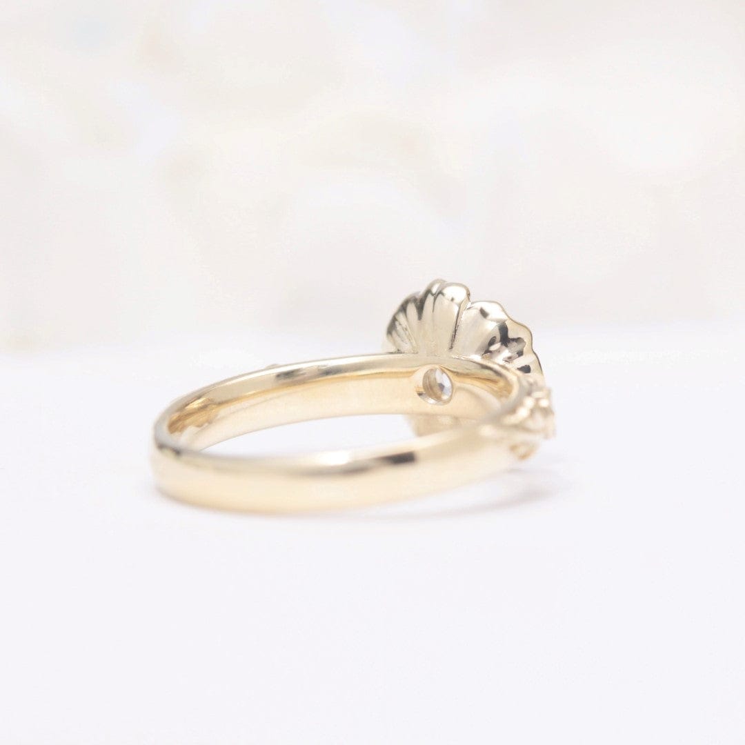 Poppy Flower Engagement Ring - Vinny & Charles