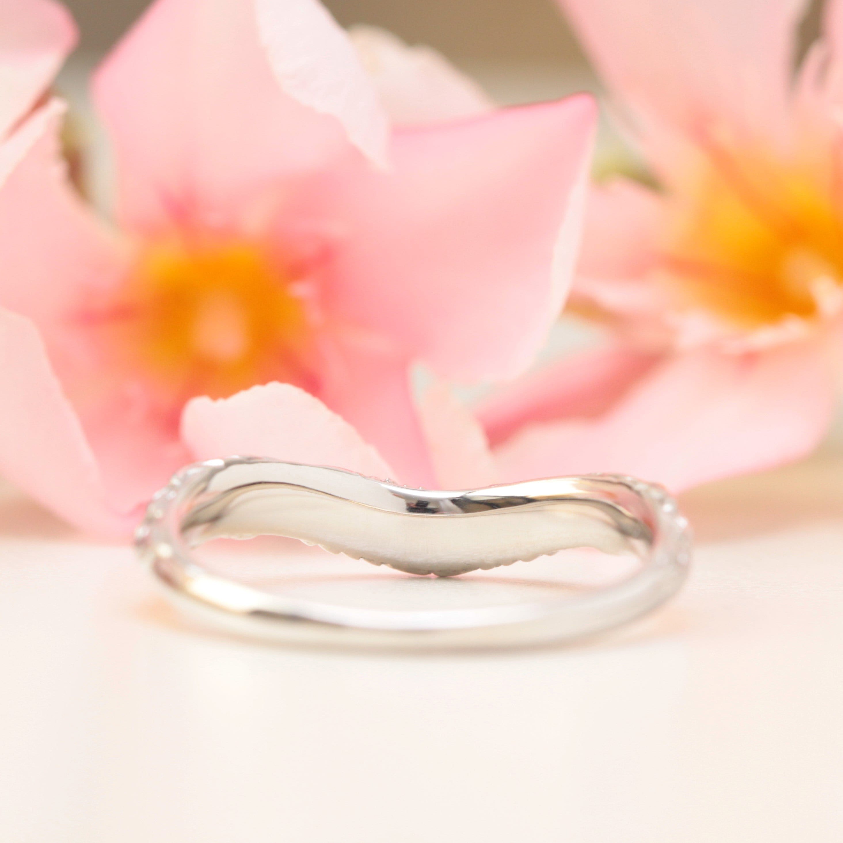 Foliage Leaf Wedding Ring - Vinny & Charles