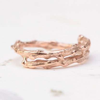 Double Twig Wedding Band