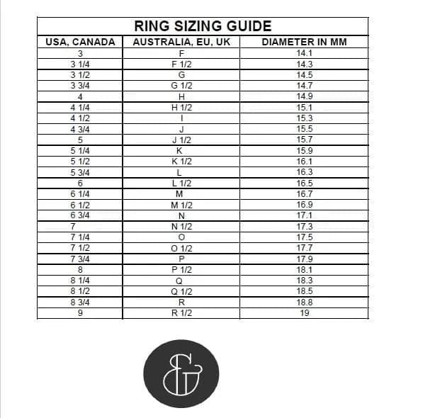 Sizing guide - Vinny and Charles