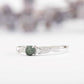 Moss Agate Leaf Engagement Ring - Vinny & Charles