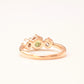 Green Sapphire Engagement Ring - Vinny & Charles